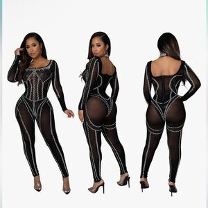 Rhinestone Jumpsuit
